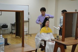 ヘアーモード撮影 @Moto with 長永会｜アップスタイル検定講習会